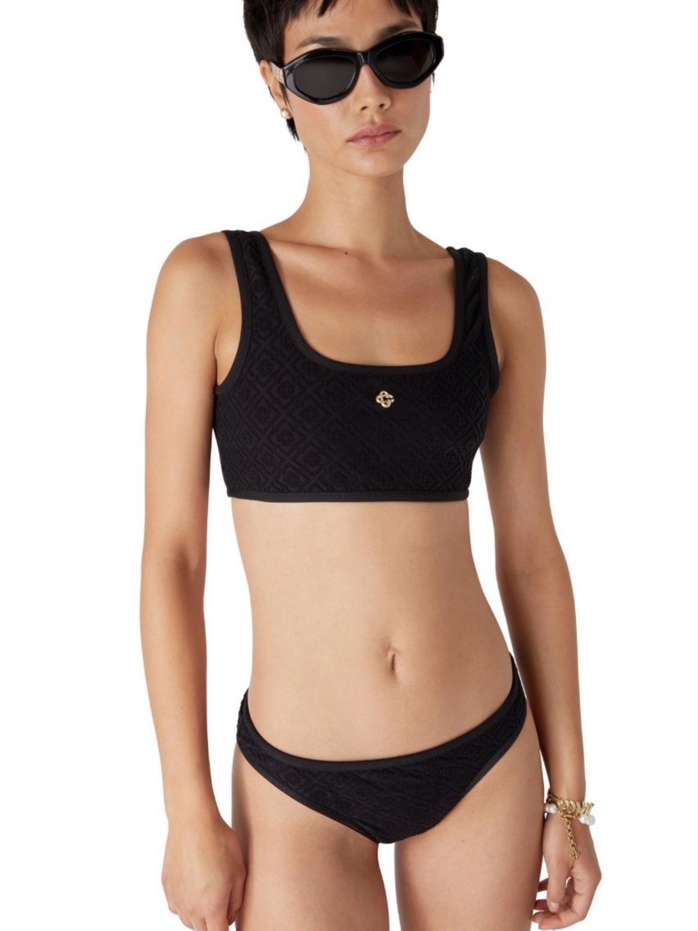 Casablanca Monogram Jacquard Bikini Set